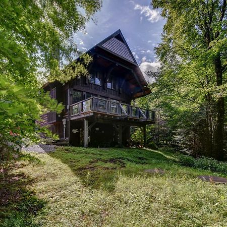 Chic Log Chalet With Hot Tub - Mont-Tremblant North Side By Reserver.Ca Lac-Superieur Exterior foto